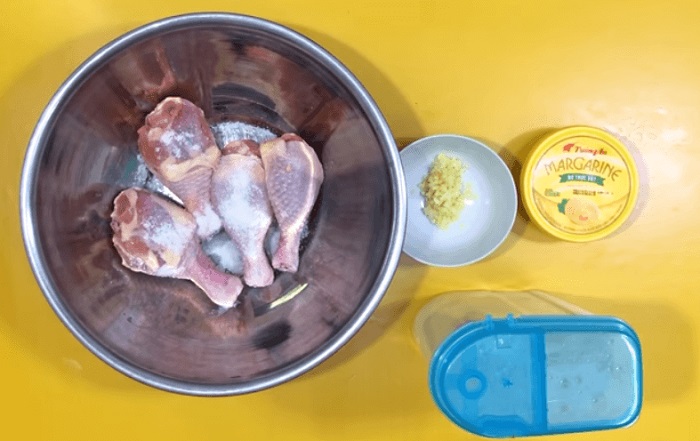 cách làm gà nướng nước màu dừa bơ tỏi - A TUẤN KHANG