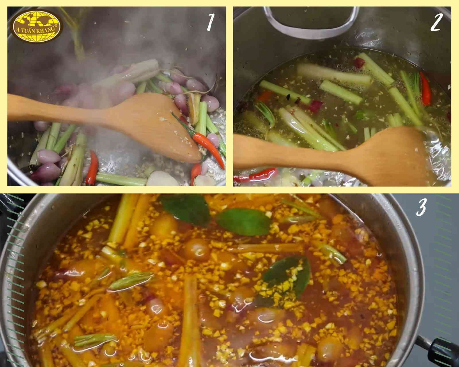Cách nấu nướng bún Thái thủy sản ngon chuẩn chỉnh vị người Thái